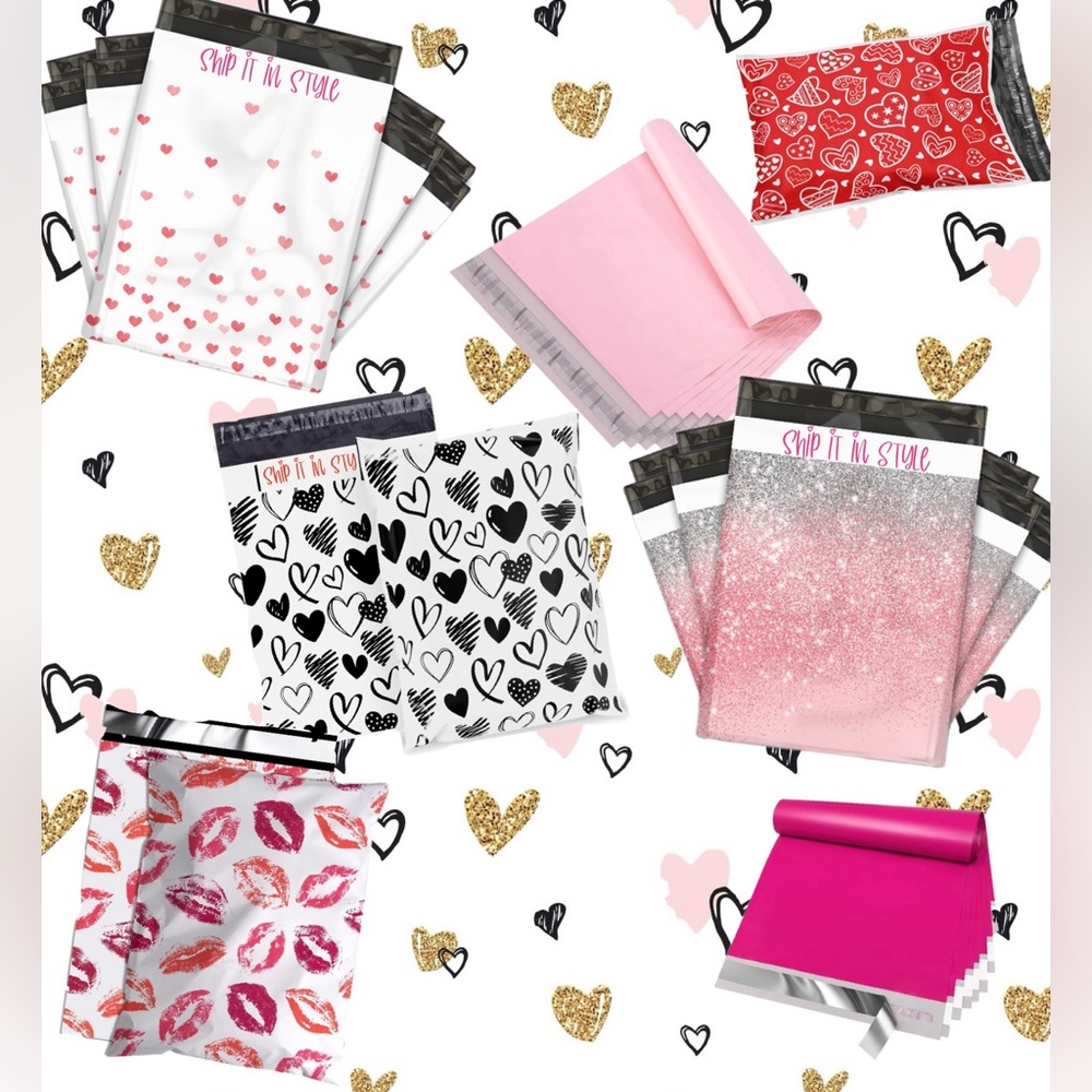Valentine’s Poly Mailers
